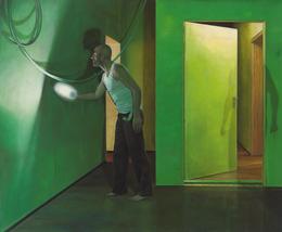 Aris Kalaizis | Deafcon No. 1 | Oil on canvas | 39 x 47 in | 2006